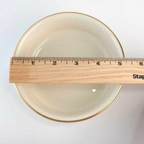 Eternal by Lenox USA Fruit Dessert Sauce Bowl GOLD TRIM - Picture 5 of 11